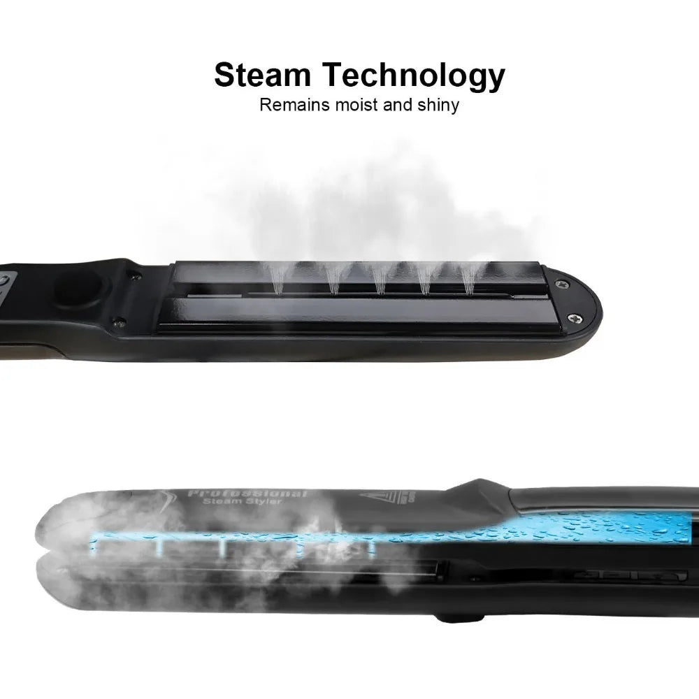 Steam Hair Straightener Professional Ceramic Vapor Flat Iron