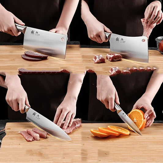 Kitchen knife set Kitchen knife board 2-in-1