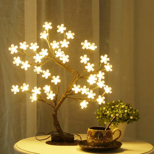 Bonsai Tree Lamp USB Powered Gifts for Home Decor