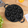 7 Hole Cooking Cake Pan Cast Iron Omelette Pan