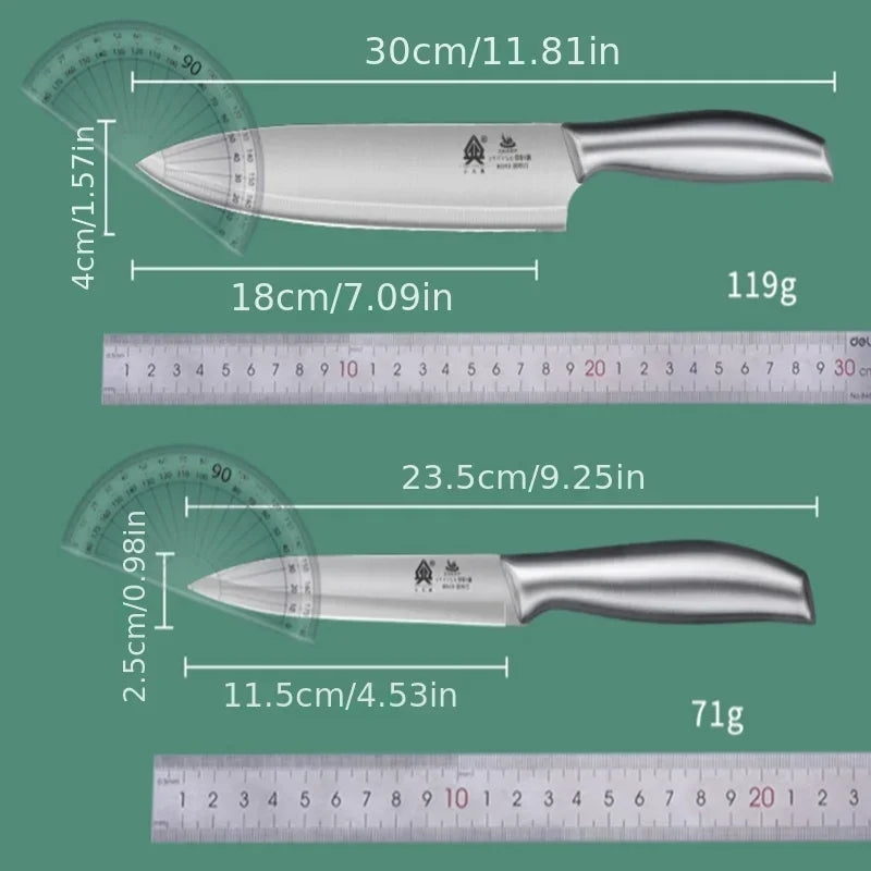 Kitchen knife set Kitchen knife board 2-in-1